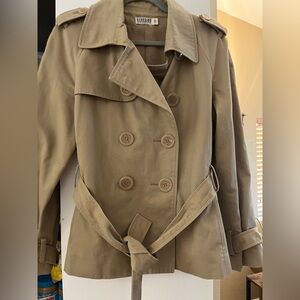 CROPPED TRENCH JACKET size 12